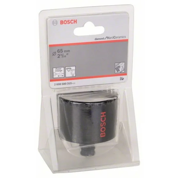 Алмазная коронка Diamond for Hard Ceramics 65 мм, 2 9/16' Bosch 2608580315 — изображение 2