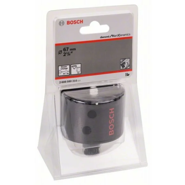 Алмазная коронка Diamond for Hard Ceramics 67 мм, 2 5/8' Bosch 2608580316 — изображение 2