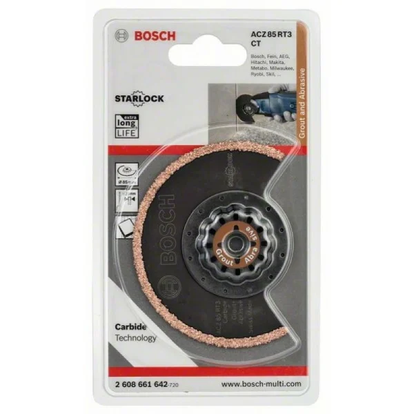 Сегментированный пильный диск Carbide-RIFF ACZ 85 RT3 85 мм Bosch 2608661642 — изображение 2