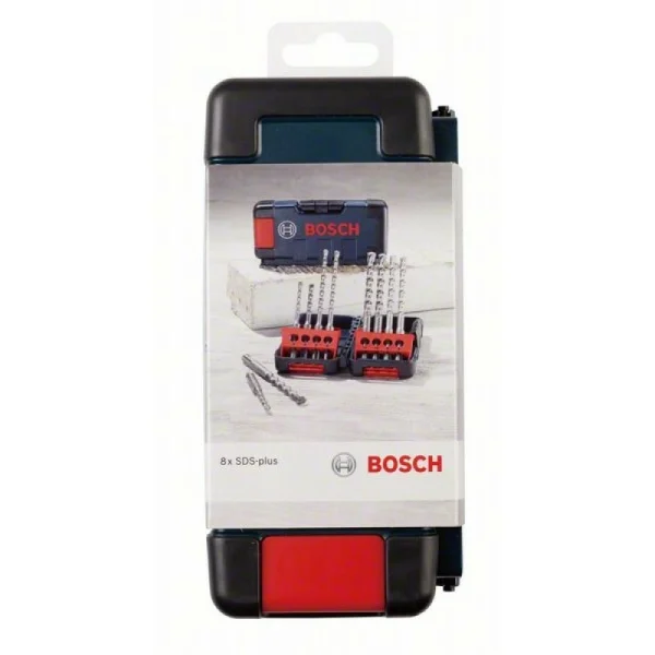 Набор из 8 буров SDS-Plus-3, в коробке Bosch 2607019903 — изображение 2