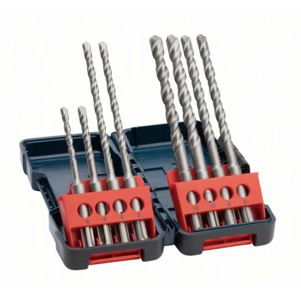 Набор из 8 буров SDS-Plus-3, в коробке Bosch 2607019903