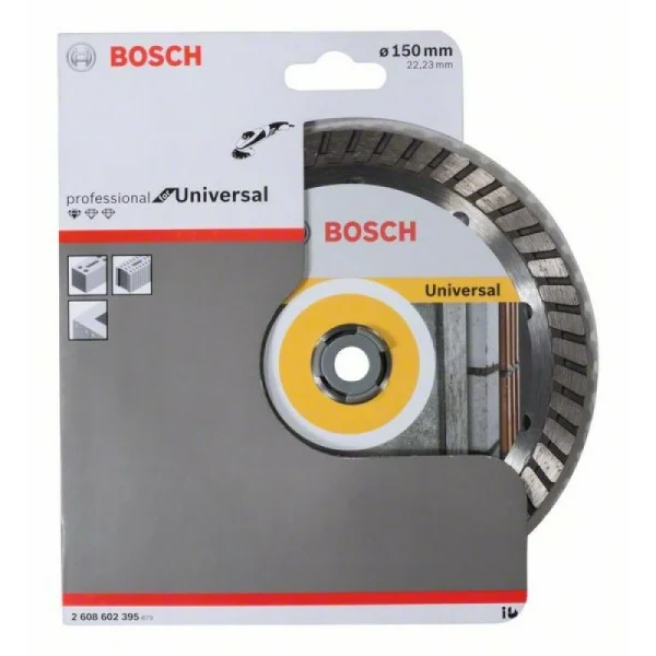 Алмазный диск Standard for Universal Turbo 150x22,23x2,5x10 мм Bosch 2608602395 — изображение 2