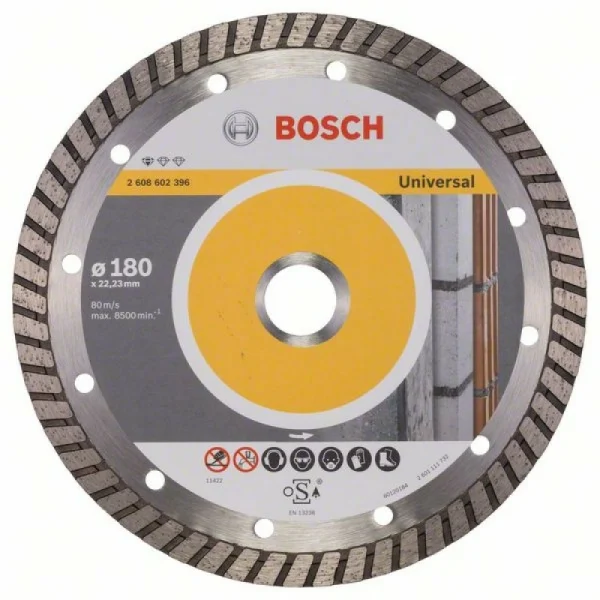Алмазный диск Standard for Universal Turbo 180x22,23x2,5x10 мм Bosch 2608602396