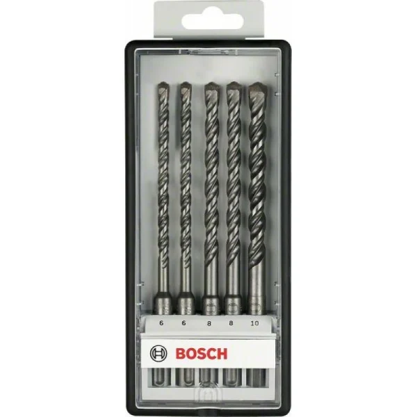 Набор Robust Line из буров SDS-plus-5 (6,6,8,8,10x165 мм) Bosch 2607019928 — изображение 2