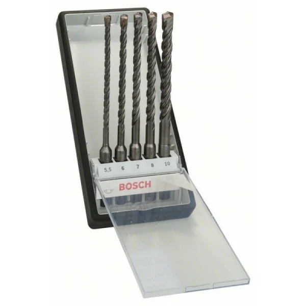 Набор Robust Line из буров SDS-plus-5 (5,5,6,7,8,10x165 мм) Bosch 2607019929