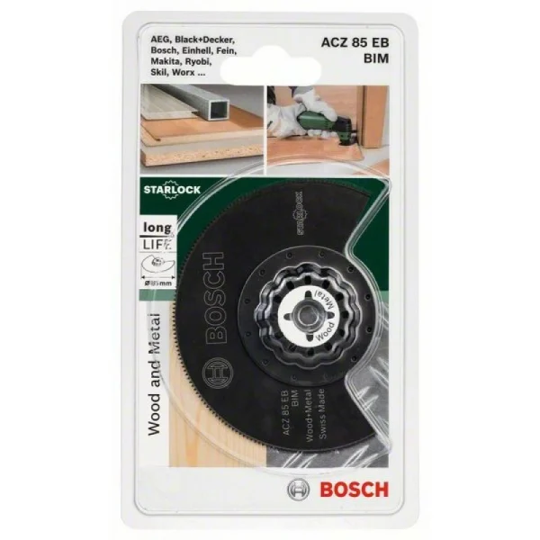Сегментированный пильный диск BIM ACZ 85 EB Wood and Metal 85 мм Bosch 2609256943 — изображение 2