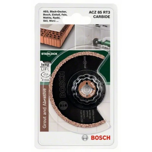 Сегментированный пильный диск Carbide-RIFF ACZ 85 RT3 85 мм Bosch 2609256952 — изображение 2