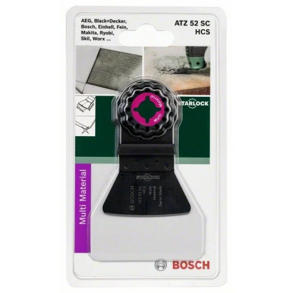 Шабер HCS ATZ 52 SC жёсткий 26x52 мм Bosch 2609256954 — изображение 2