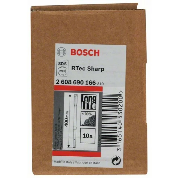Плоское зубило RTec Sharp, SDS-max 400 мм Bosch 2608690166 — изображение 2