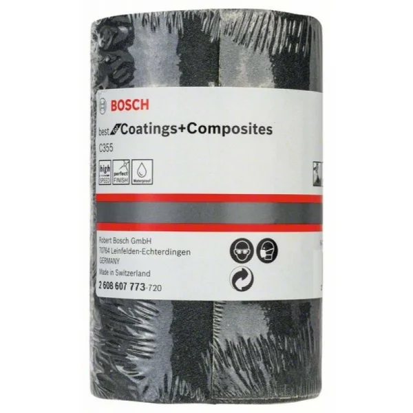 Шлифшкурка в рулонах C355 93 мм, 5 м, 180 Bosch 2608607773 — изображение 2