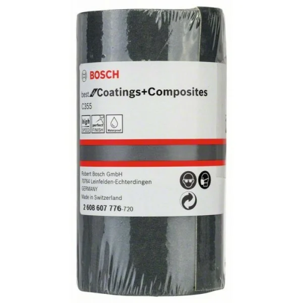 Шлифшкурка в рулонах C355 93 мм, 5 м, 400 Bosch 2608607776 — изображение 2