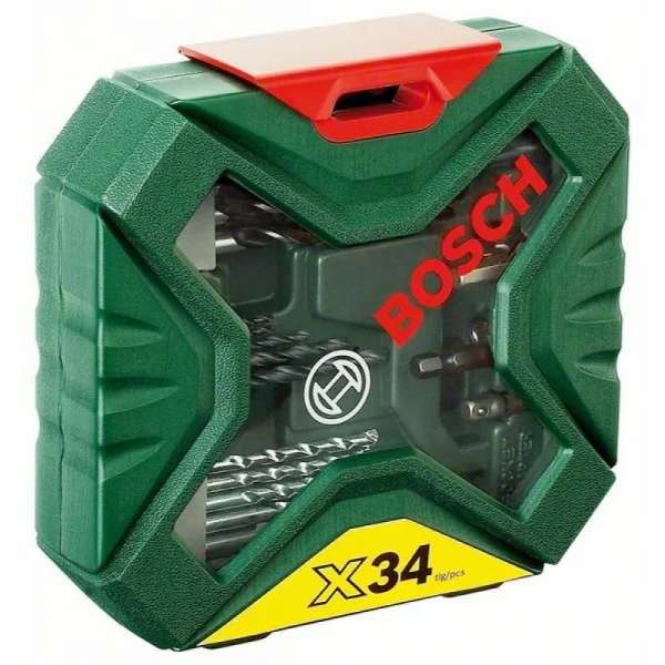 Набор сверл и насадок-бит X-Line Classic из 34 шт. Bosch 2607010608 — изображение 2