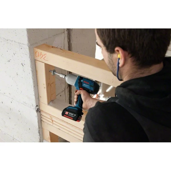 Аккумуляторный ударный гайковерт Bosch GDS 18 V-LI HT (06019B1300) — изображение 4