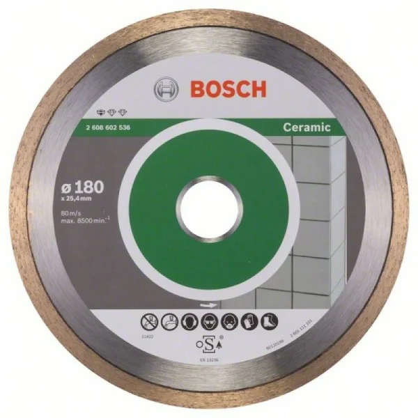 Алмазный диск Standard for Ceramic 180x25,40x1,6x7 мм Bosch 2608602536