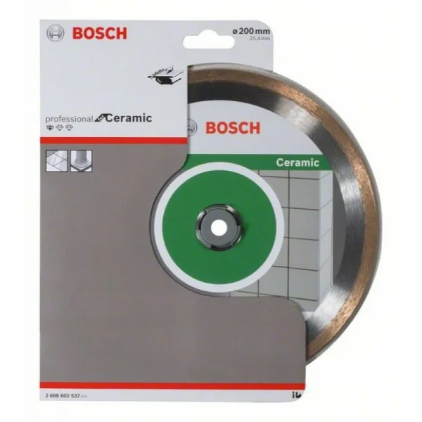 Алмазный диск Standard for Ceramic 200x25,40x1,6x7 мм Bosch 2608602537 — изображение 2