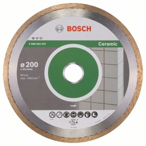 Алмазный диск Standard for Ceramic 200x25,40x1,6x7 мм Bosch 2608602537