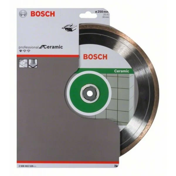 Алмазный диск Standard for Ceramic 250x30+25,40x1,6x7 мм Bosch 2608602539 — изображение 2
