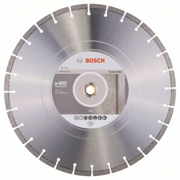 Алмазный диск Standard for Concrete 400x20/25,40x3,2x10 мм Bosch 2608602545