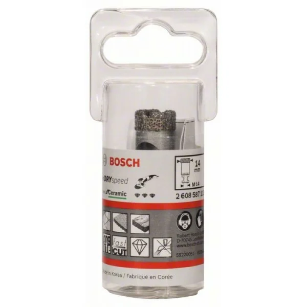 Алмазное сверло Dry Speed Best for Ceramic для сухого сверления 14x30 мм Bosch 2608587113 — изображение 2