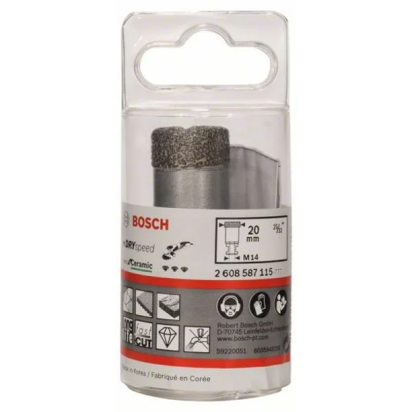 Алмазное сверло Dry Speed Best for Ceramic для сухого сверления 20x35 мм Bosch 2608587115 — изображение 2