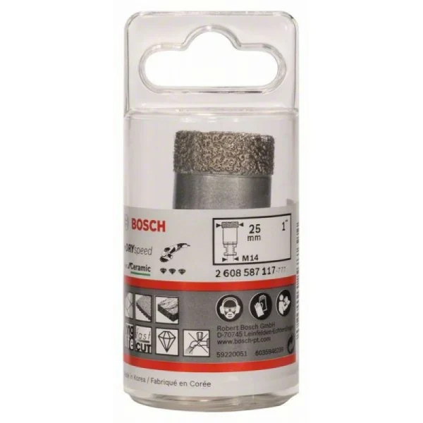 Алмазное сверло Dry Speed Best for Ceramic для сухого сверления 25x35 мм Bosch 2608587117 — изображение 2