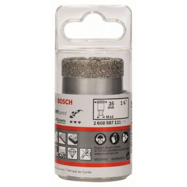 Алмазное сверло Dry Speed Best for Ceramic для сухого сверления 35x35 мм Bosch 2608587121 — изображение 2