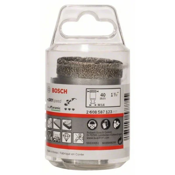 Алмазное сверло Dry Speed Best for Ceramic для сухого сверления 40x35 мм Bosch 2608587123 — изображение 2