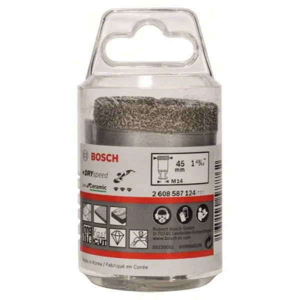 Алмазное сверло Dry Speed Best for Ceramic для сухого сверления 45x35 мм Bosch 2608587124 — изображение 2