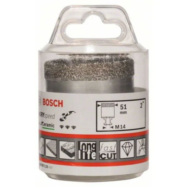 Алмазное сверло Dry Speed Best for Ceramic для сухого сверления 51x35 мм Bosch 2608587125 — изображение 2
