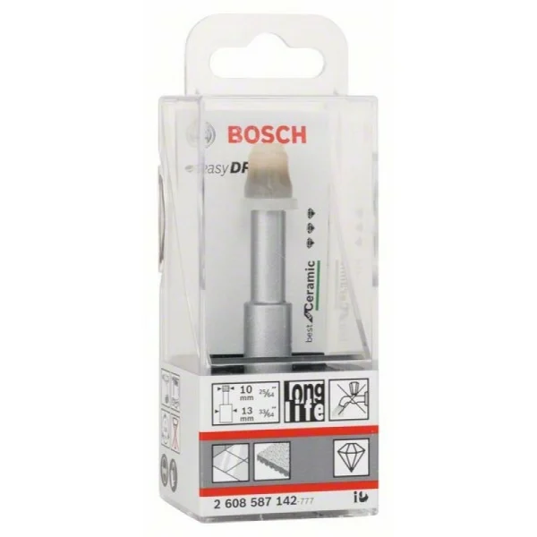 Алмазное сверло Easy Dry Best for Ceramic для сухого сверления 10x33 мм Bosch 2608587142 — изображение 2