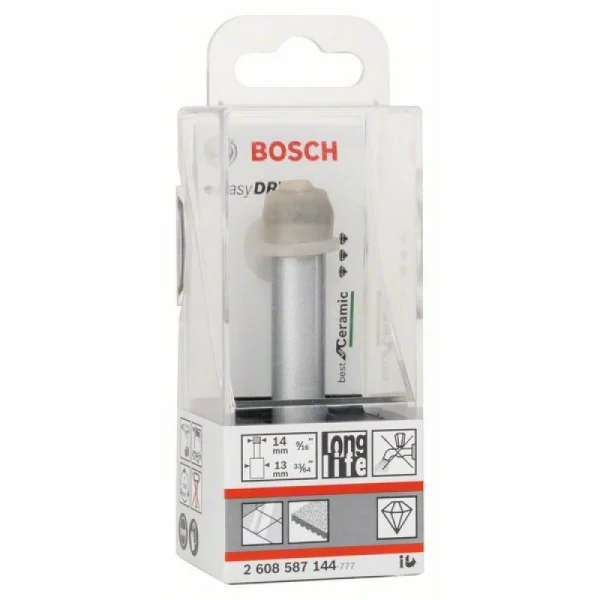 Алмазное сверло Easy Dry Best for Ceramic для сухого сверления 14x33 мм Bosch 2608587144 — изображение 2