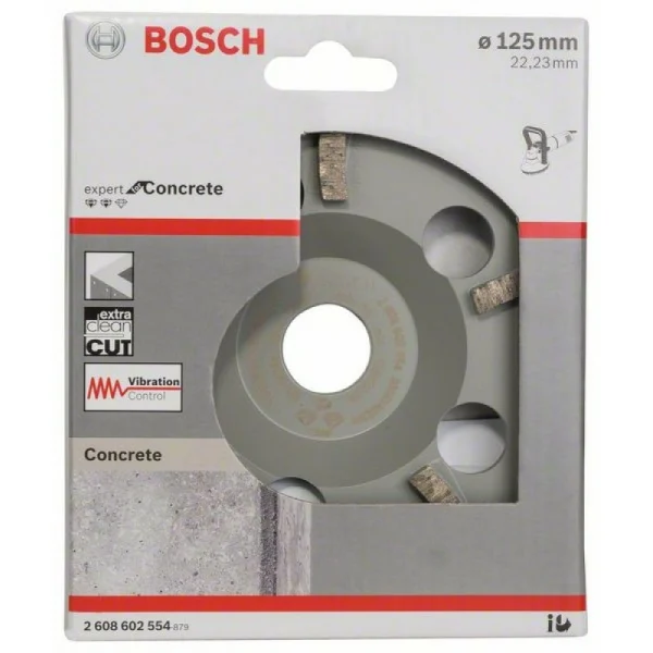Алмазный чашечный шлифкруг Expert for Concrete Extra-Clean 125x22,23x4,5 мм Bosch 2608602554 — изображение 2