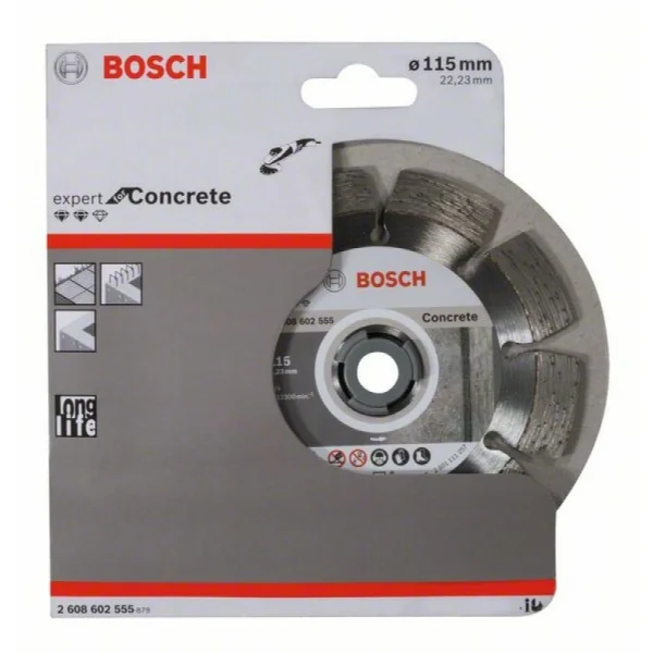 Алмазный диск Expert for Concrete 115x22,23x2,2x12 мм Bosch 2608602555 — изображение 2