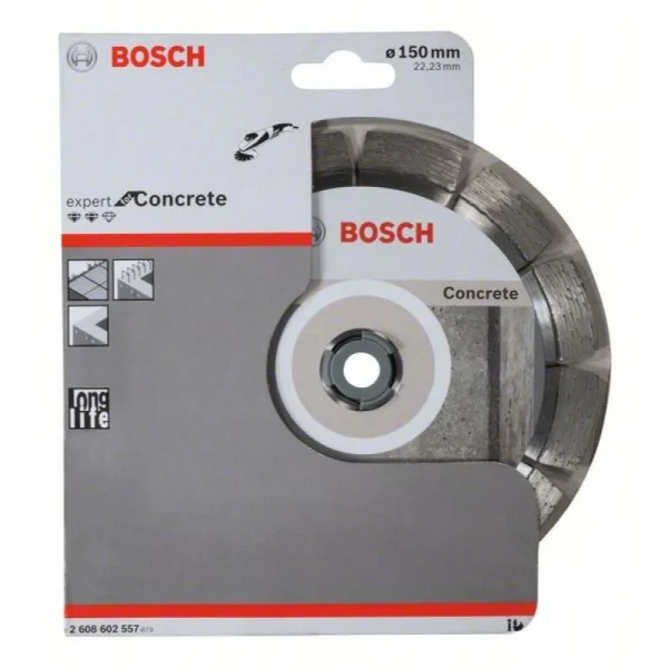 Алмазный диск Expert for Concrete 150x22,23x2,4x12 мм Bosch 2608602557 — изображение 2