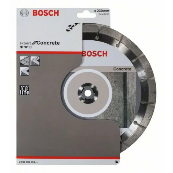 Алмазный диск Expert for Concrete 230x22,23x2,4x12 мм Bosch 2608602559 — изображение 2