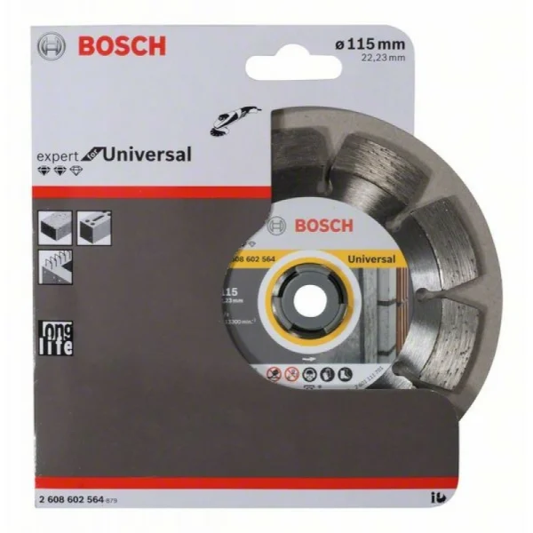Алмазный диск Expert for Universal 115x22,23x2,2x12 мм Bosch 2608602564 — изображение 2