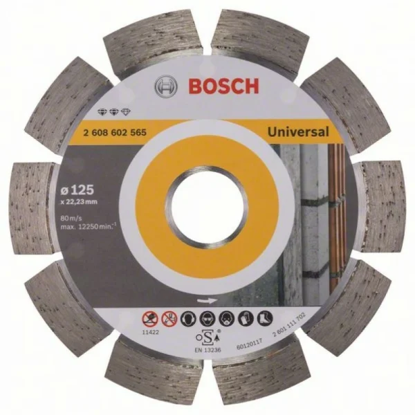 Алмазный диск Expert for Universal 125x22,23x2,2x12 мм Bosch 2608602565