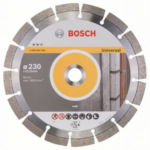Алмазный диск Expert for Universal 230x22,23x2,4x12 мм Bosch 2608602568