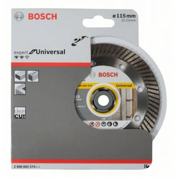 Алмазный диск Expert for Universal Turbo 115x22,23x2x12 мм Bosch 2608602574 — изображение 2