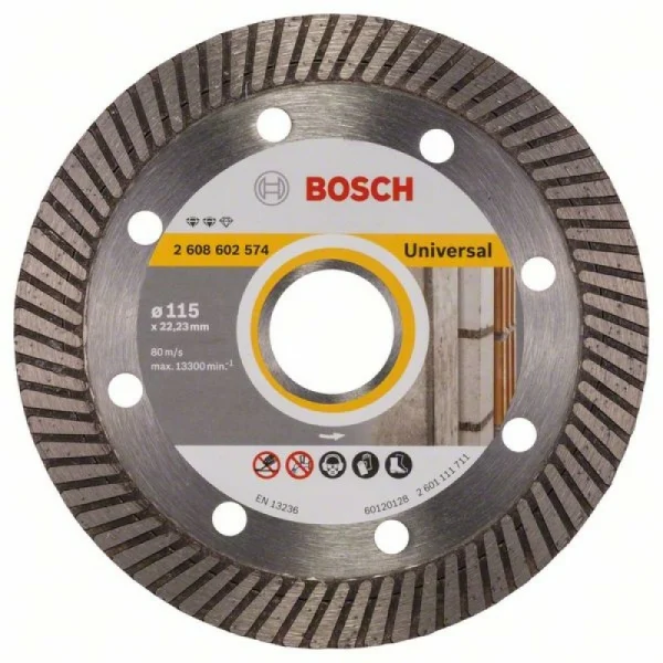 Алмазный диск Expert for Universal Turbo 115x22,23x2x12 мм Bosch 2608602574