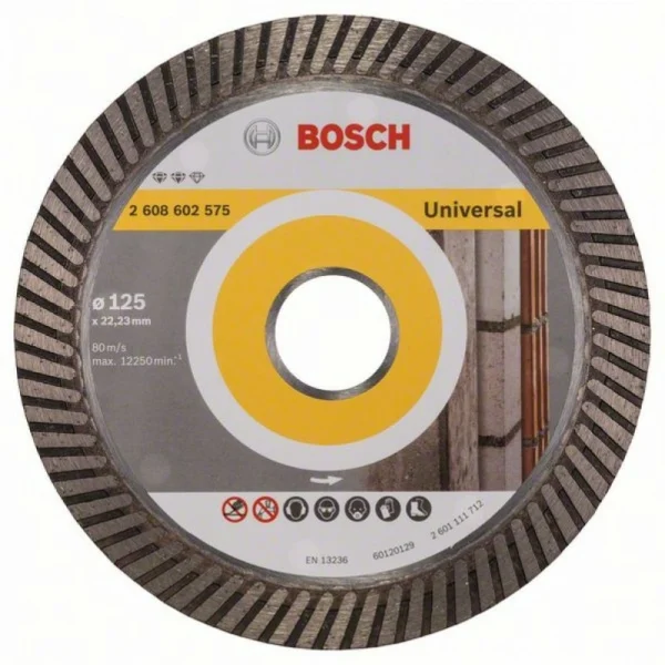 Алмазный диск Expert for Universal Turbo 125x22,23x2,2x12 мм Bosch 2608602575