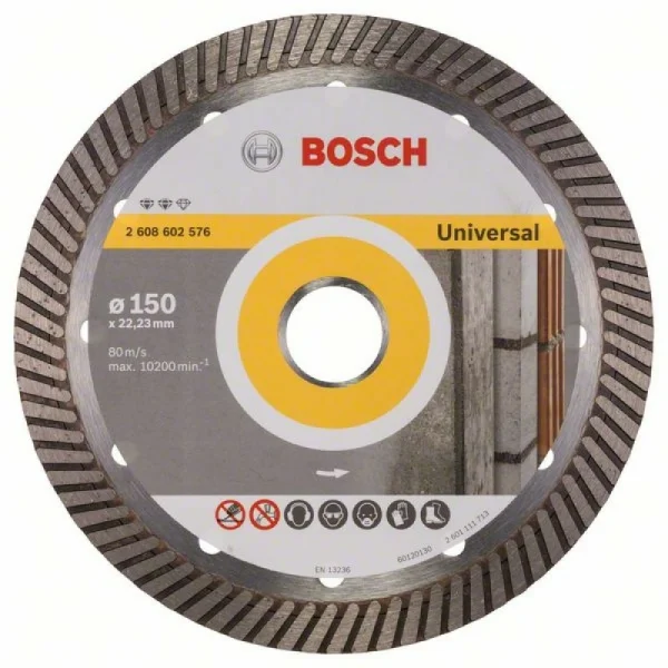 Алмазный диск Expert for Universal Turbo 150x22,23x2,2x12 мм Bosch 2608602576