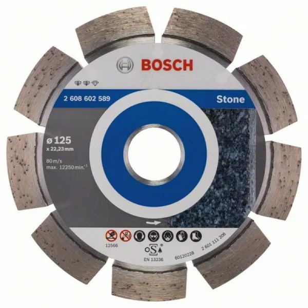 Алмазный диск Expert for Stone 125x22,23x2,2x12 мм Bosch 2608602589