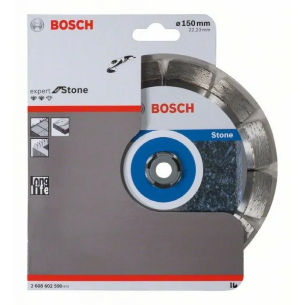Алмазный диск Expert for Stone 150x22,23x2,4x12 мм Bosch 2608602590 — изображение 2