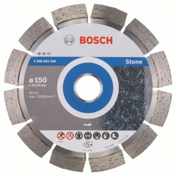 Алмазный диск Expert for Stone 150x22,23x2,4x12 мм Bosch 2608602590