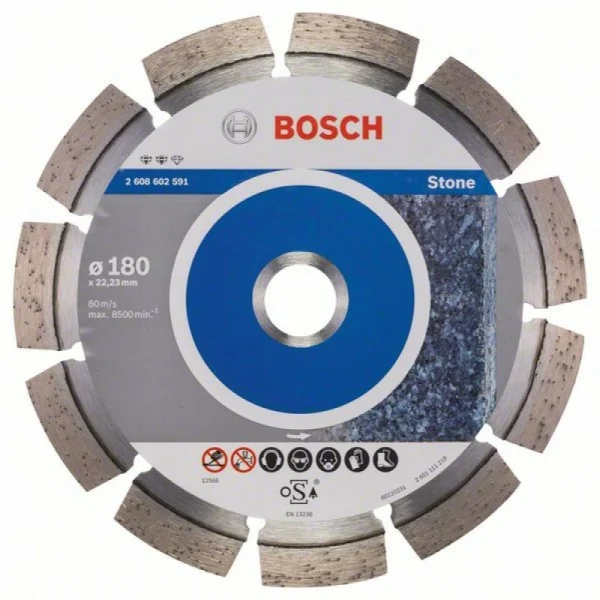 Алмазный диск Expert for Stone 180x22,23x2,4x12 мм Bosch 2608602591