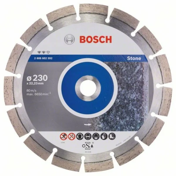 Алмазный диск Expert for Stone 230x22,23x2,4x12 мм Bosch 2608602592