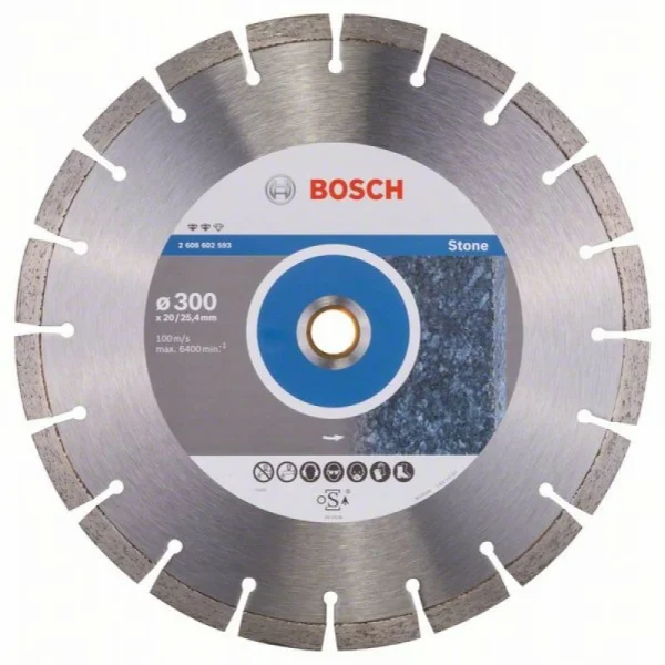 Алмазный диск Expert for Stone 300x20,00+25,40x2,8x12 мм Bosch 2608602593