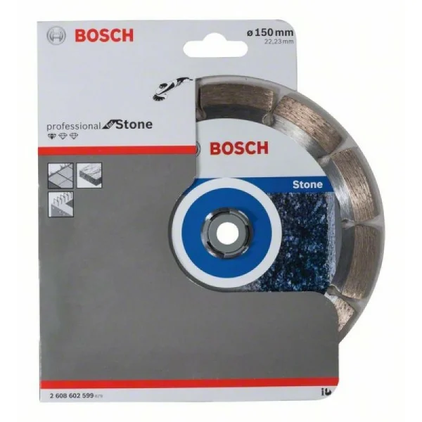 Алмазный диск Standard for Stone 150x22,23x2x10 мм Bosch 2608602599 — изображение 2
