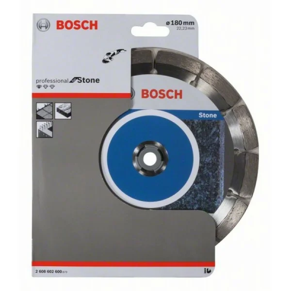 Алмазный диск Standard for Stone 180x22,23x2x10 мм Bosch 2608602600 — изображение 2